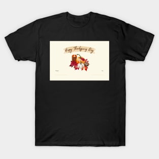 Happy Thanksgiving Card - 11 T-Shirt